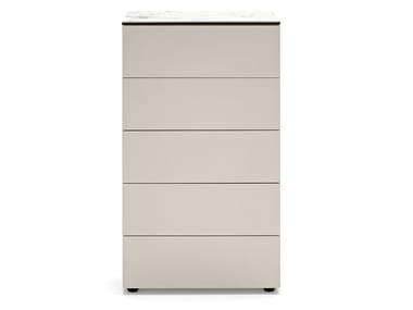 UNIVERSAL - Wooden chest of drawers by Calligaris