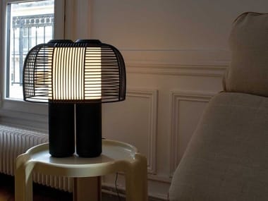 YASUKE - LED metal table lamp with Dimmer by DCW Editions