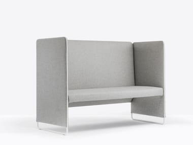 ZIPPO ZIP2P/100 - Fabric small sofa by Pedrali