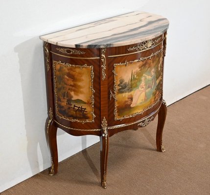 Half-Moon Buffet in Mahogany, 1920s-RVK-1394754