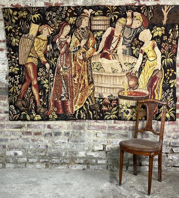 Halluin Tapestry the Grape Harvest, 1960s-RWZ-2036158