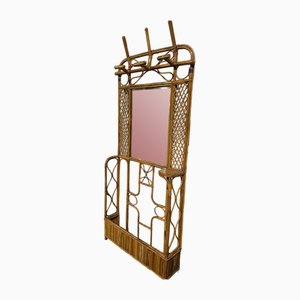 Hallway Coat Rack with Mirror-EBQ-1784930