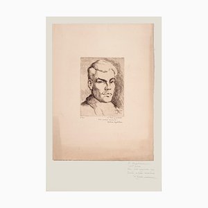 Halman Hagelstam, Portrait of Pierre Guastalla, Etching, 1926-ZCI-802554