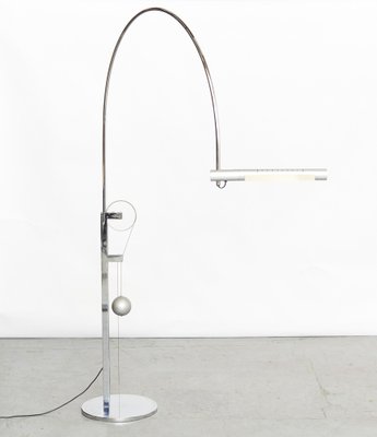 Halo Mobil Floor Lamp by Rico and Rosemarie Baltensweiler for Swisslamps International, 1960s-XE-1824245