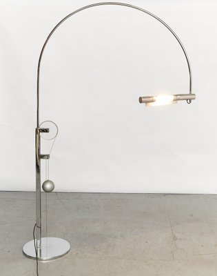 Halo Mobil Floor Lamp by Rico and Rosemarie Baltensweiler for Swisslamps International, 1960s-XE-1824245