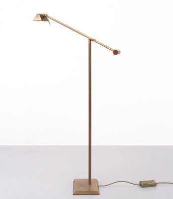 Halogen Bronze Floor Lamp by Egon Hillebrand, Germany, 1980s-GCG-1752375