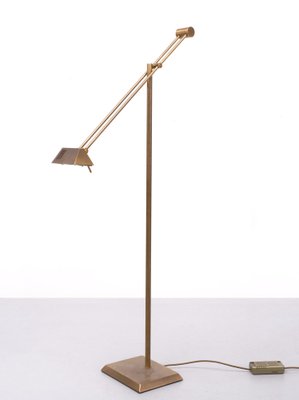 Halogen Bronze Floor Lamp by Egon Hillebrand, Germany, 1980s-GCG-1752375