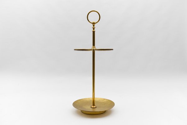 Hammered Brass Umbrella Stand, Austria, 1960s-KQB-1820748