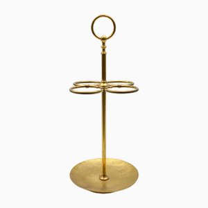 Hammered Brass Umbrella Stand, Austria, 1960s-KQB-1820748