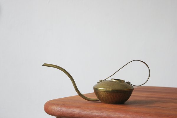 Hammered Brass Watering Can from Veb Kunstschmiede Neuruppin, 1960s-UMB-1779611