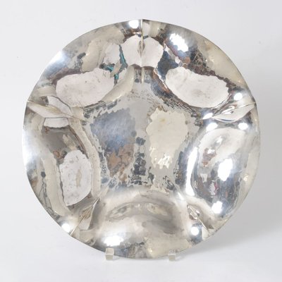 Hammered Silver Plate Bowl from WMF, 1940s-IXK-830189