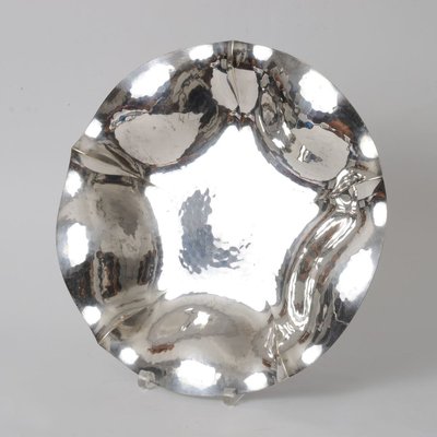 Hammered Silver Plate Bowl from WMF, 1940s-IXK-830189