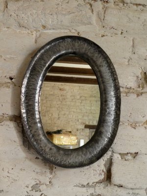 Hammered Tin Mirror-QAV-970025