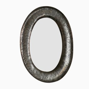 Hammered Tin Mirror-QAV-970025