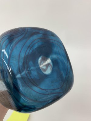 Hand Blown Blue Glass Vase, 1990s-BGP-1155276