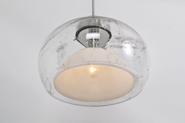 Hand Blown Glass Pendant Light from Doria, Germany, 1970s-VDW-851177