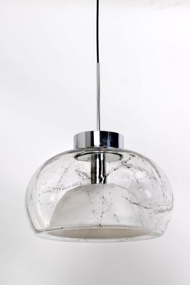 Hand Blown Glass Pendant Light from Doria, Germany, 1970s-VDW-851177