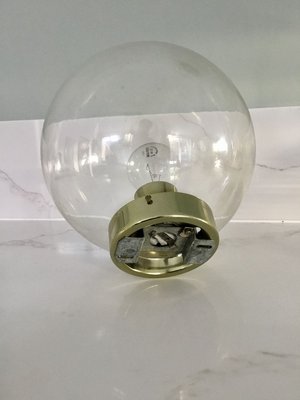 Hand Blown Globe Ceiling Lamp / Wall Light from Raak, 1960s-SU-833549