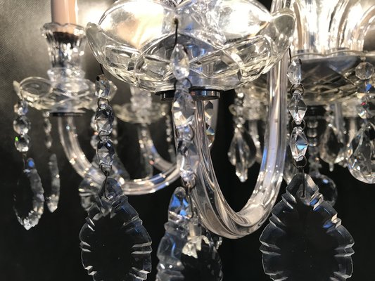 Hand-Cut Crystal Chandelier, 1950s-WQQ-1320773