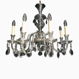 Hand-Cut Crystal Chandelier, 1950s-WQQ-1320773