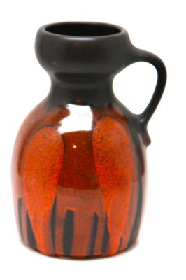 Hand-Decorated and Glazed Fat Lava Pitcher from Steuler, West Germany, 1960s-MJY-1449595