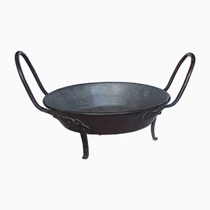 Hand Hammered and Riveted Copper Chestnut Pan-NUX-1738631