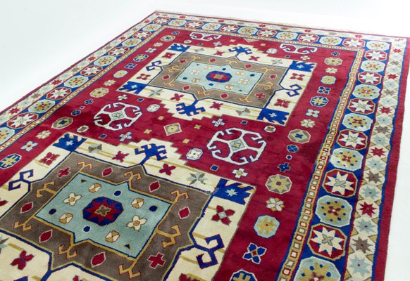 Hand-Knotted Kazak Rug, 1960s-TZ-705996