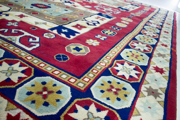 Hand-Knotted Kazak Rug, 1960s-TZ-705996