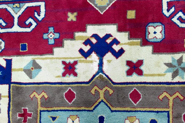 Hand-Knotted Kazak Rug, 1960s-TZ-705996