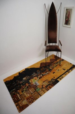 Hand Knotted Tai Ping Hong Kong Skyline Rug, 1970s-ESB-1376902