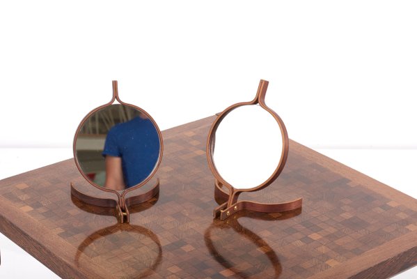 Hand or Table Mirror by Bech & Starup for Den Permanente, Denmark, 1960s-SFD-684557