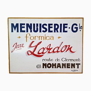 Hand Painted Carpenters Workshop Sign, France, 1960s-FRB-1766029