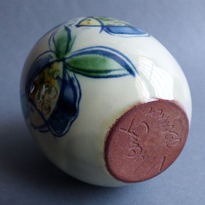 Hand-Painted Ceramic Vase by V.Heintz, 1950s-WK-746718