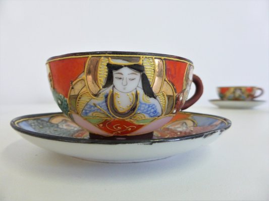 Hand-Painted Chinese Porcelain Set, 1950s, Set of 13-KNM-946524