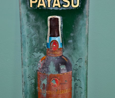 Hand-Painted Moscatel Payas Poster Sign from Palominio & Vergara, 1940s-ROJ-604750