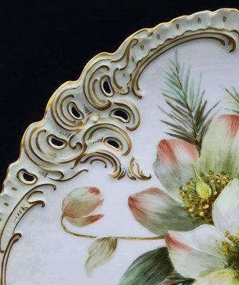 Hand-Painted Porcelain Plates from Nymphenburg, Set of 6-OZS-1359832