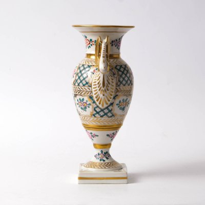 Hand-Painted Porcelain Vase from Samson, 1920s-IXK-1327865