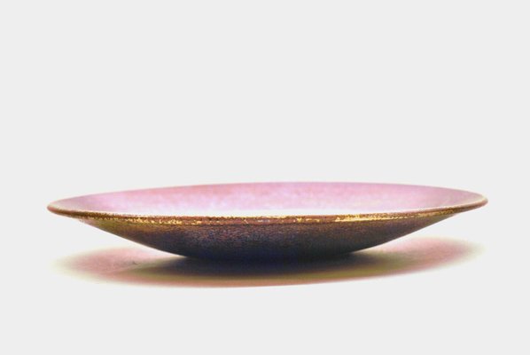 Hand Thrown Bowl with Rusty Glaze by Stig Lindberg for Gustavsberg-HYQ-1226249