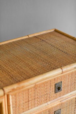 Hand-Wrapped Sideboard in Rattan and Bamboo, 1970-MNF-1728892