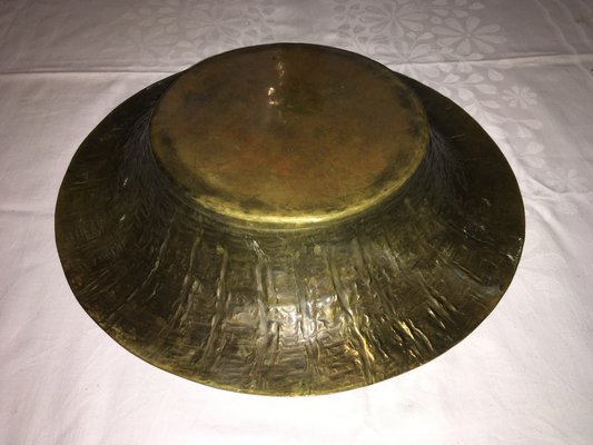 Handcrafted Brass Bowl from Burg Giebichenstein, 1930s-CBS-880718