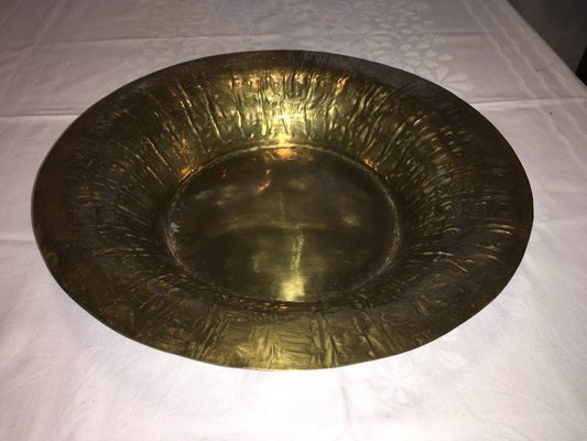 Handcrafted Brass Bowl from Burg Giebichenstein, 1930s-CBS-880718