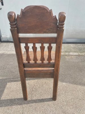 Handcrafted Indonesian Woodend Chairs, Set of 4-BNU-1334653