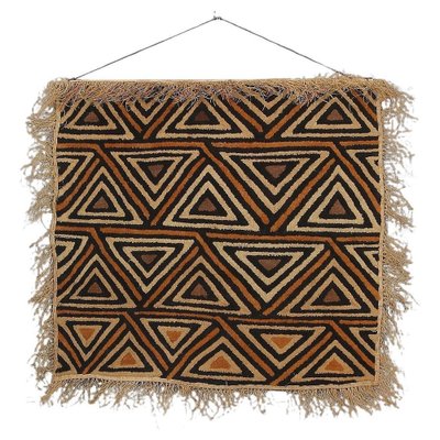 Handcrafted Kuba Cloth Wall Hanging, Democratic Republic of Congo, 1960s-RUK-1799967