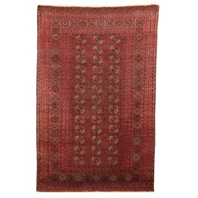 Handmade Bukhara Rug in Thin Knot Wool, Turkmenistan-VMM-1724862