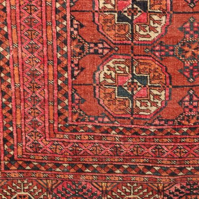 Handmade Bukhara Rug in Thin Knot Wool, Turkmenistan-VMM-1724862