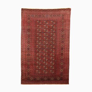 Handmade Bukhara Rug in Thin Knot Wool, Turkmenistan-VMM-1724862