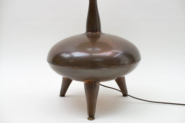 Handmade Copper Floor Lamp, South Africa-KQB-991782