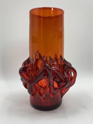 Handmade Flower Vase by Jerzy Słuczan-Orkusz für Krakowski Instytut Szkła, Poland, 1970s-CZ-1750066