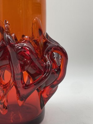 Handmade Flower Vase by Jerzy Słuczan-Orkusz für Krakowski Instytut Szkła, Poland, 1970s-CZ-1750066