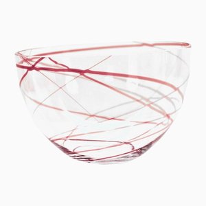 Handmade Glass Bowl by Vicke Lindstrand for Kosta, Sweden-HYQ-1231720